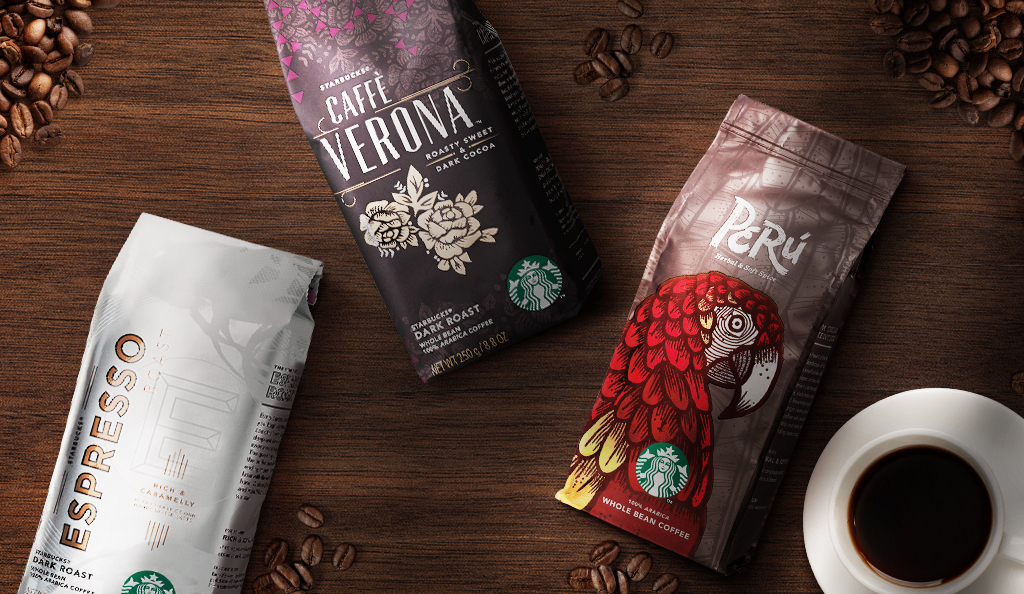 Variedad de café Starbucks para disfrutar en casa