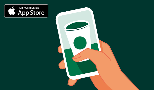 Aplicación Starbucks Rewards para iPhone